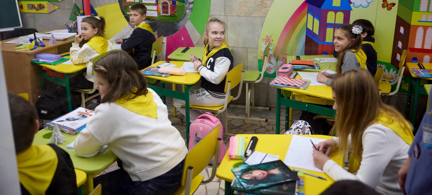 Escuela en Kiev. Rusia manipula la educación para adoctrinar en Ucrania